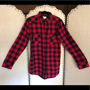 Buffalo check / plaid button up shirt